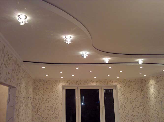 Вариант отделки потолка