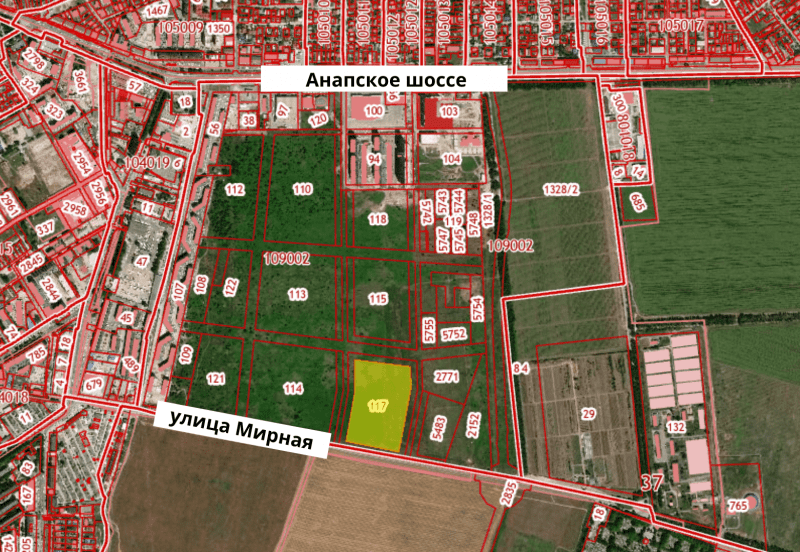 Администрация Анапы отсудила у застройщика участок площадью 5,2 га