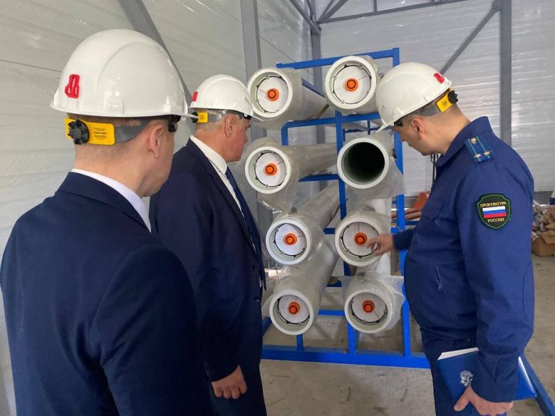 До 1 июня завершаться все работы по улучшению качества воды в Горгиппии