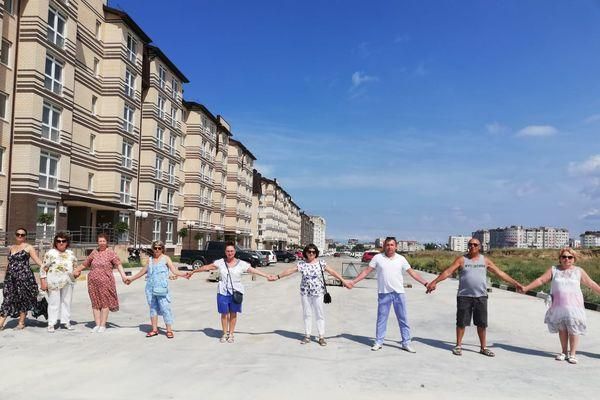 Строительство дороги под окнами ЖК «Бельведер» остановлено