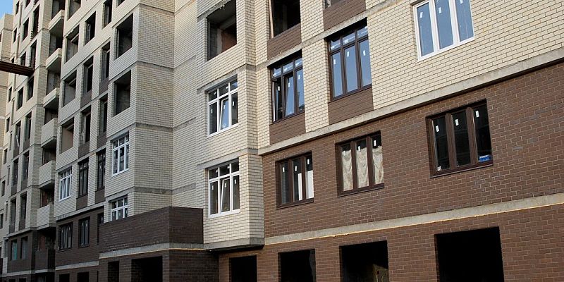 ЖК Южный Анапа, облицовка стен